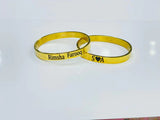 Customize Gold Bracelets Bangles for Men & Women Custom Engraved Cuff