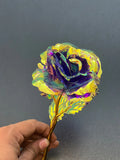 24KT Multi color Flower with LOVE Stand