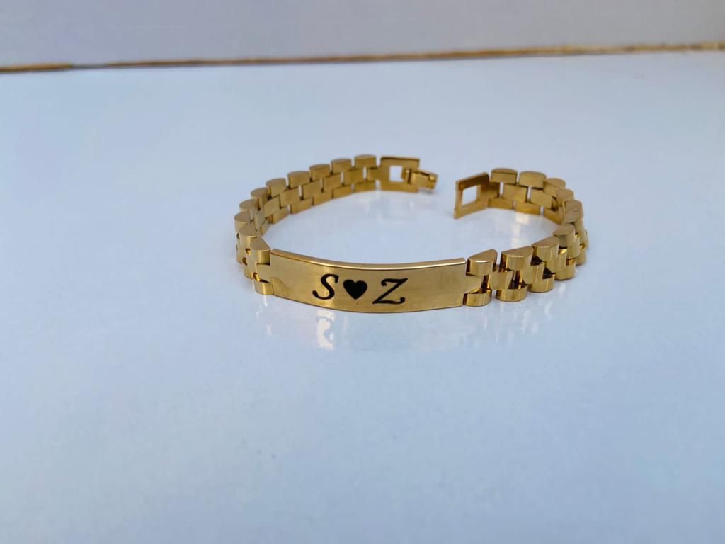 Engraved Name Bracelet